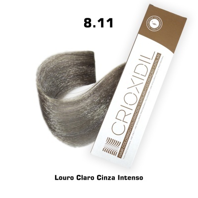 Tinta de cabelo Croxidil 8.11 Louro Claro Cinza Intenso