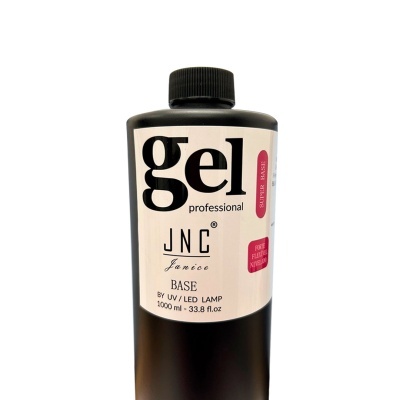 Frasco preto de gel profissional JNC Janice Base 1000 ml