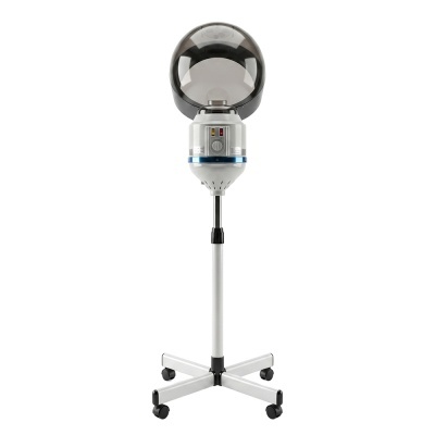 Secador de cabelo profissional de pé com cúpula transparente fumada