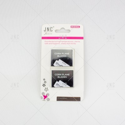 Pacote com duas lâminas de plane de milho JNC para remoção de calos