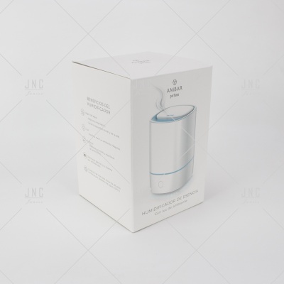 Caixa branca de humidificador de ambiente AMBAR