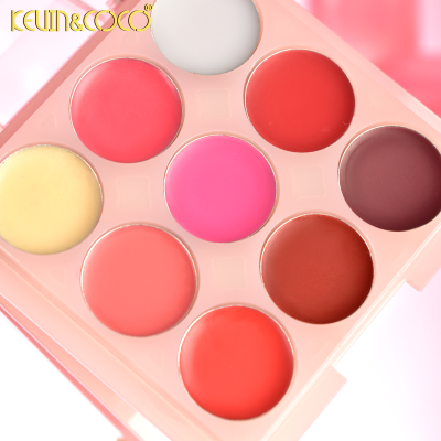 Paleta de batons cremosos em estojo rosa KEVIN&COCO