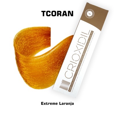 Tonalizante de cabelo CroxDIL Extreme Laranja com embalagem branca e castanha
