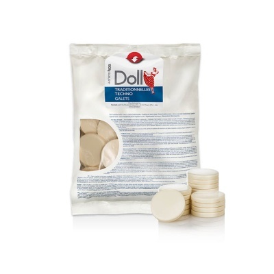 Embalagem de biscoitos DOLL TRADITIONNELLES TECHNO GALETS com biscoitos redondos visíveis