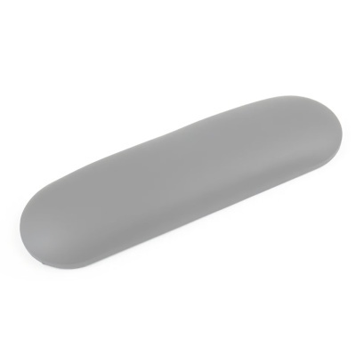 Apoio de pulso cinzento claro em silicone