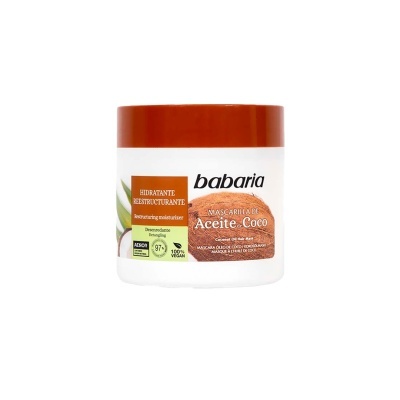 Creme hidratante Babaria Aceite de Coco com tampa laranja