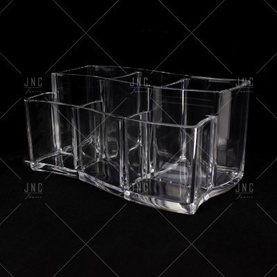 Organizador transparente de acrílico com multi compartimentos