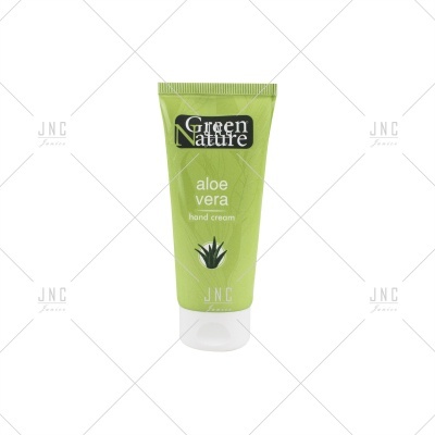 Tubo verde de creme de mãos Green Nature com Aloe Vera
