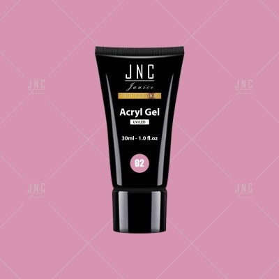 Frasco preto de gel acrílico JNC Professional 30ml número 02