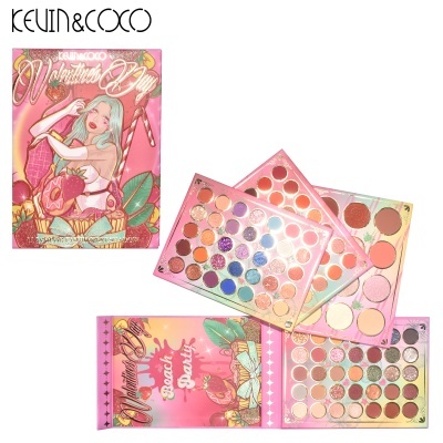 palette de sombras KEVIN&COCO rosa com várias cores