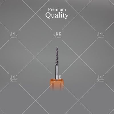 Ferramenta de corte metálica com base laranja e texto Premium Quality