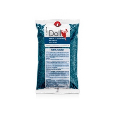Saco de pastilhas azuis para depilação Doll Tradtionelle Techno Pastilles