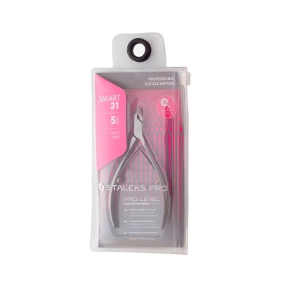 Alicate para cutículas STALEKS PRO SMART 31 em embalagem