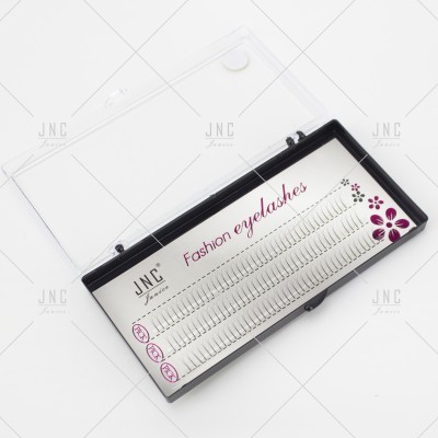 Caixa de pestanas falsas Fashion eyelashes da JNC com tampa transparente