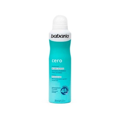 Desodorizante Babaria azul e branco 200 ml