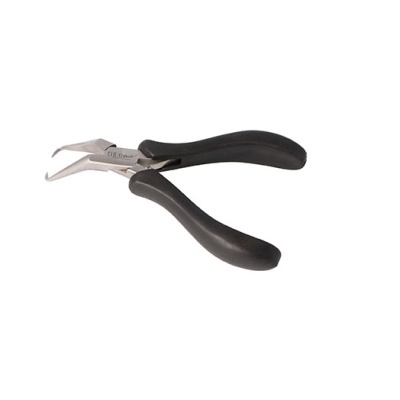 Alicate de ponta curvada com cabos pretos
