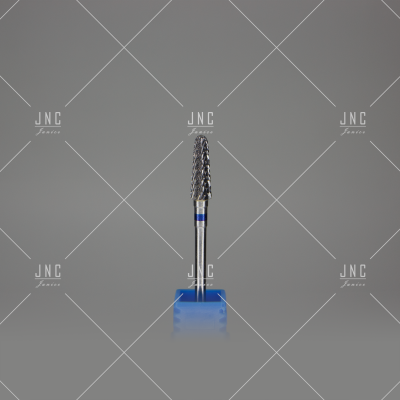 Broca de metal com suporte azul para manicure