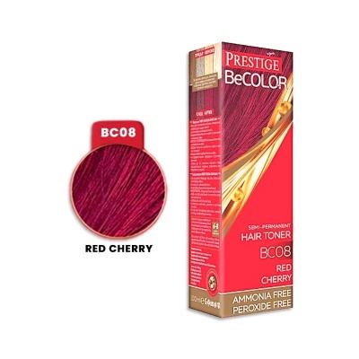 Coloração capilar semi-permanente PRESTIGE BeCOLOR BC08 Red Cherry