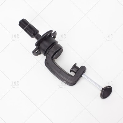 Abraçadeira de fixação preta com botão de aperto circular