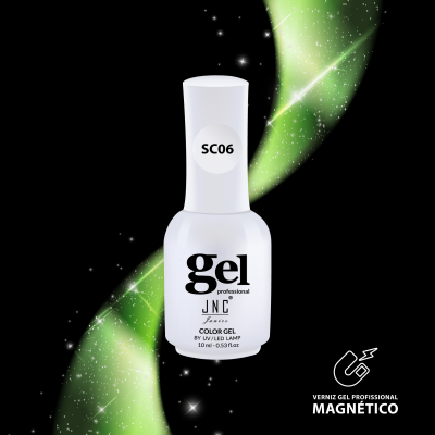 Verniz gel profissional magnético branco com código SC06