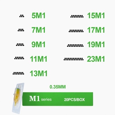 Vários padrões de pontos com códigos verdes e embalagem plástica com produto amarelo