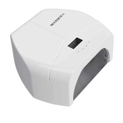 Dispositivo branco Blueque UV LED para manicure com visor digital e botões