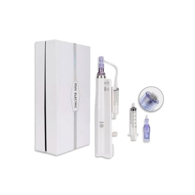 Dispositivo de beleza branco com acessórios e caixa branca Mili Electric