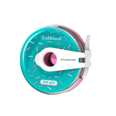 Disco de lixa para unhas Staleks Pro grit 100 azul turquesa