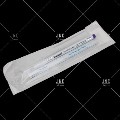 Agulha de seringa descartável Tondaus embalada em plástico transparente e branco