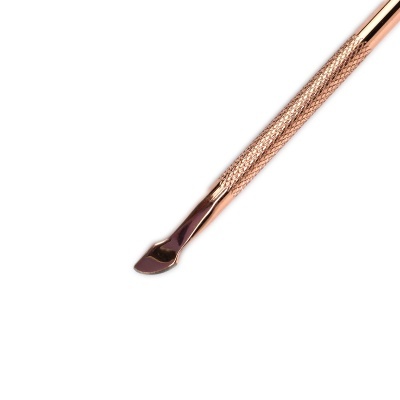 Ferramenta de metal para unhas cor cobre com cabo texturizado
