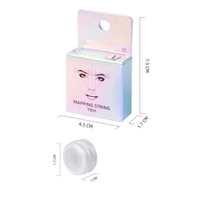 embalagem holográfica de fio para mapeamento facial com 10 metros
