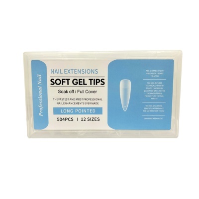 Caixa de pontas de gel para unhas Soft Gel Tips