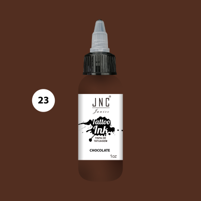 Frasco de tinta para tatuagem chocolate JNC