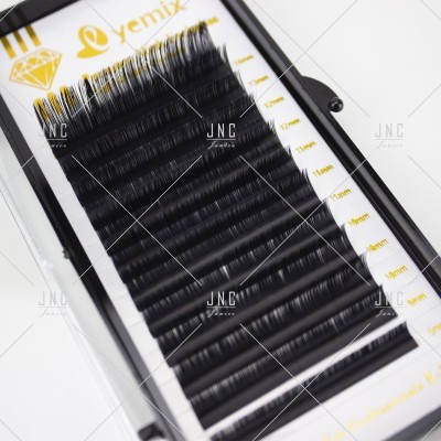 Estojo de cílios postiços pretos em vários tamanhos