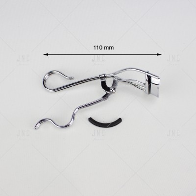 Curvador de pestanas cromado com borracha preta