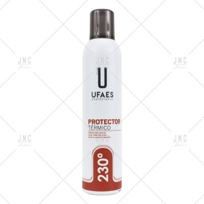 Frasco de spray protetor térmico UFAES com tampa cinza