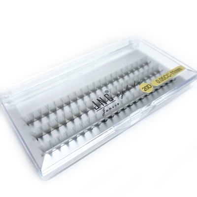 Caixa transparente de extensões de pestanas JNC 20D 0.05CC 6-14mm