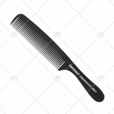 Pente preto de plástico com inscrição TONI&GUY