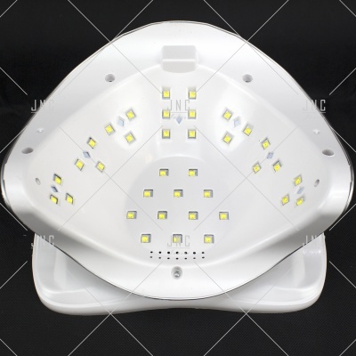 Aparelho de cura UV/LED branco para unhas com luzes LED amarelas