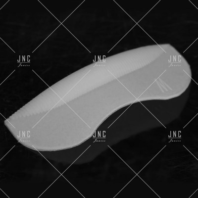 Palmilha ortopédica branca com textura ondulada