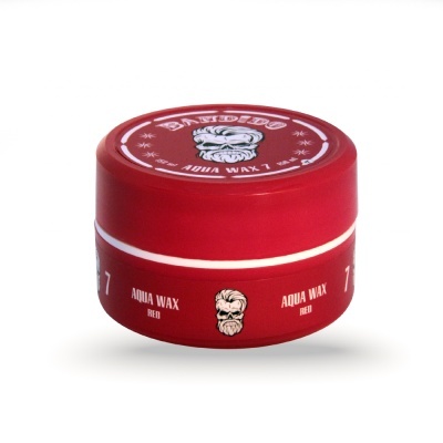 Pote vermelho de cera para cabelo BANDEDAD AQUA WAX