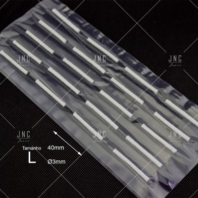 Puntas para micropigmentação tamanho L em embalagem plástica