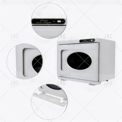 Micro-ondas branco com porta oval preta e painel digital