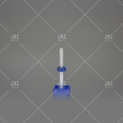 Lima para unhas com base azul e lima branca texturizada