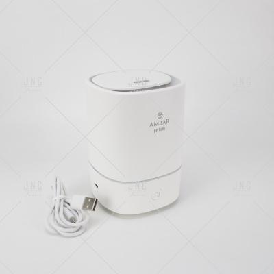 Difusor de ambiente branco ÃMBAR perfum com cabo USB