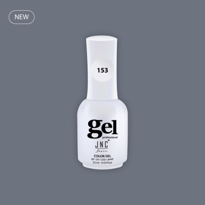 Frasco branco de verniz gel profissional para unhas JNC 153