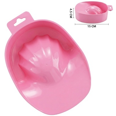 Moldes de silicone rosa em forma de concha para bolos