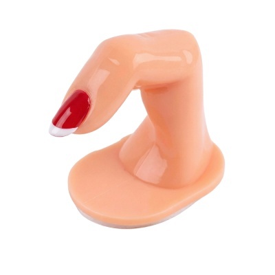 Modelo de dedo em plástico para unhas postiças