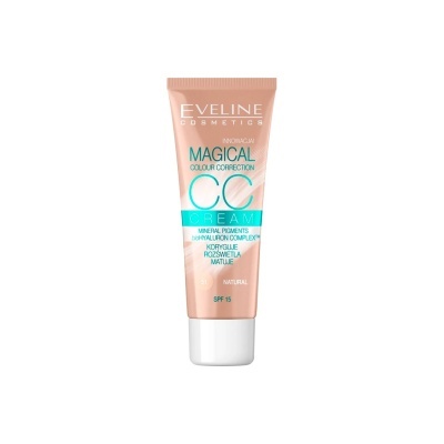 Tubo de creme corretor de cor Eveline Cosmetics Magical Colour Correction CC Cream