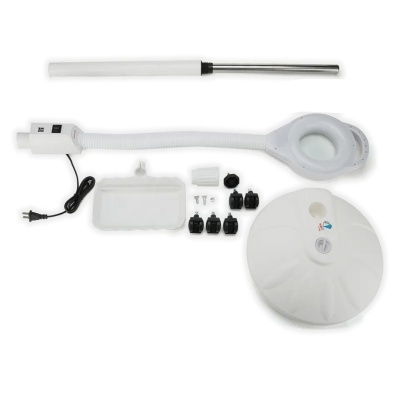 Kit de componentes brancos e pretos para montagem